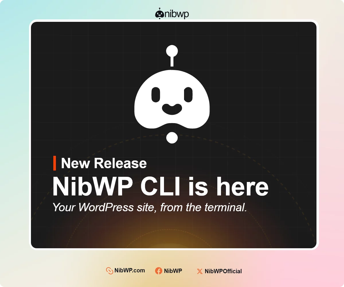NibWP CLI is here.