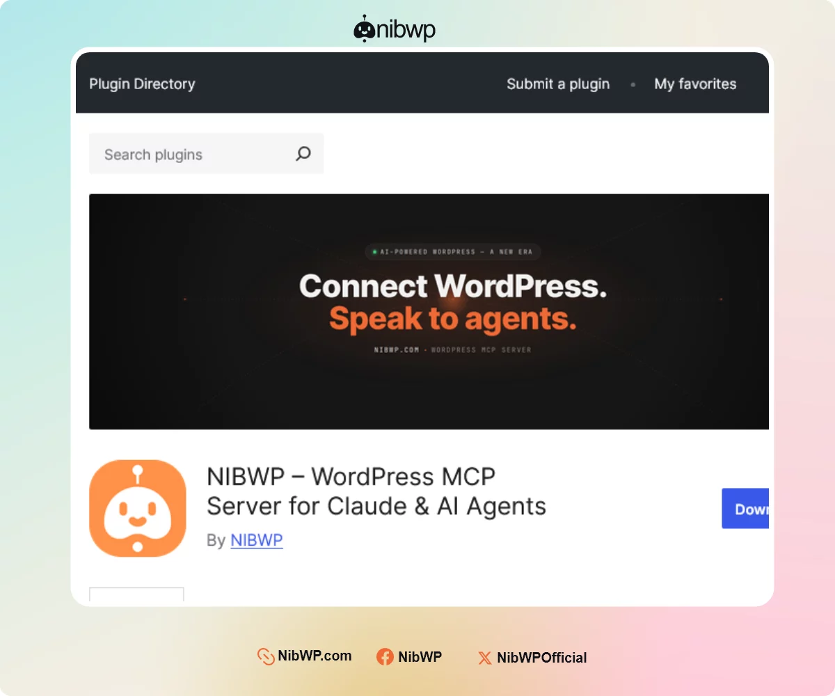 💪NibWP - Free version is now on the official WordPress.org plugin directory.